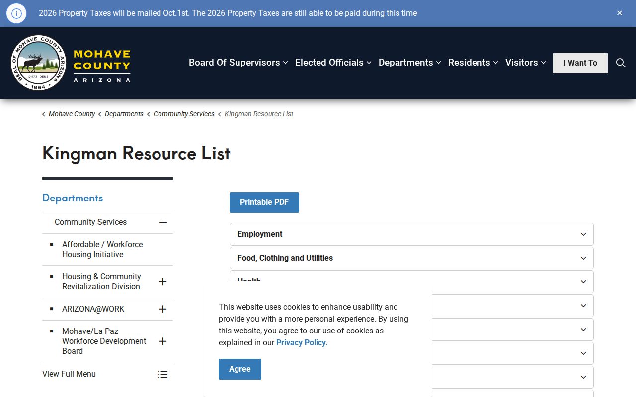 Kingman police contact resource for recent arrest record requests